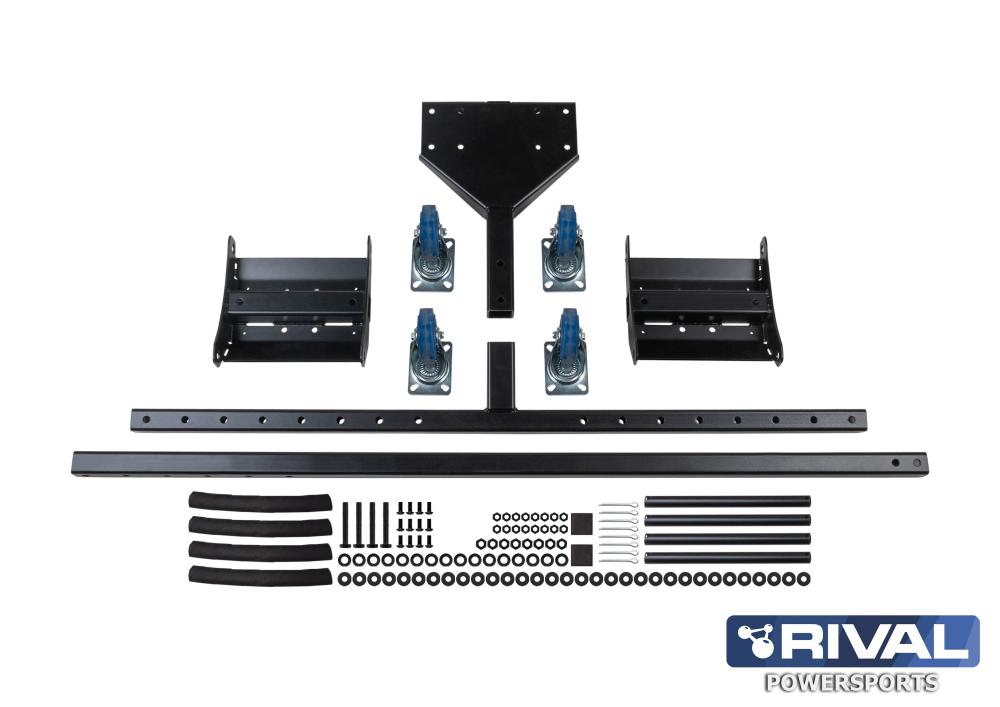 Dolly cart with adjustable width