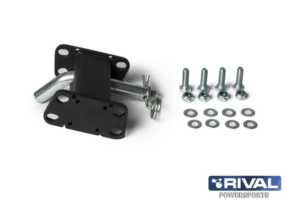 Tow hitch mount plate square 32 mm for LYNX COMMANDER (RADIEN WIDE 20″)/SKI-DOO EXPEDITION (G4 WIDE 20″)